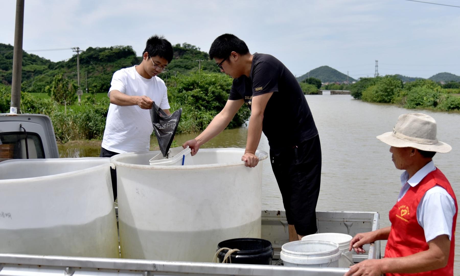 增殖放流助生态