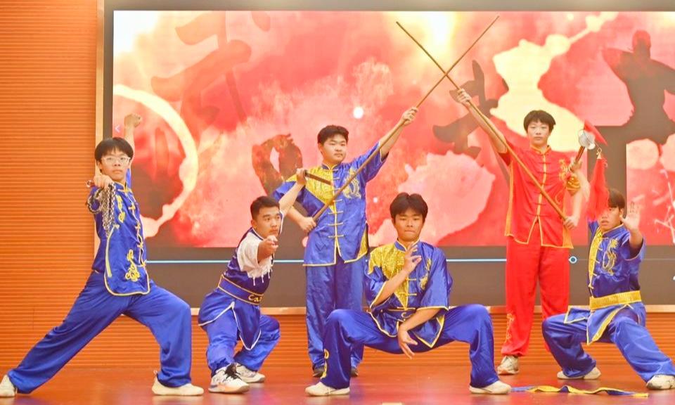 武术展演助力健康中国建设