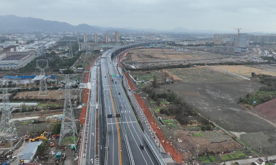 梁周线高架（一期）今日全线通车